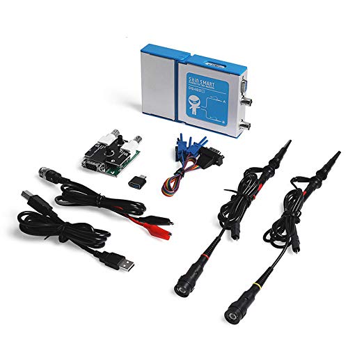 SainSmart DS482i 2 Channel Virtual PC/Mobile Oscilloscope, 20Mhz Analog Bandwidth, 50 MSps Sample Rate, with Logic Analyzer and Signal Generator