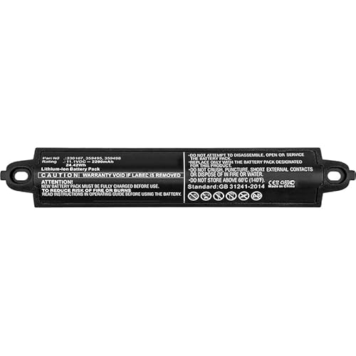 Replacement Battery For Bose 404600, Soundlink, Soundlink 2, Soundlink 3, Soundlink Ii, Soundtouch 20,Part No 330105, 330105A, 33010711.1V/2200Ma #TOP4