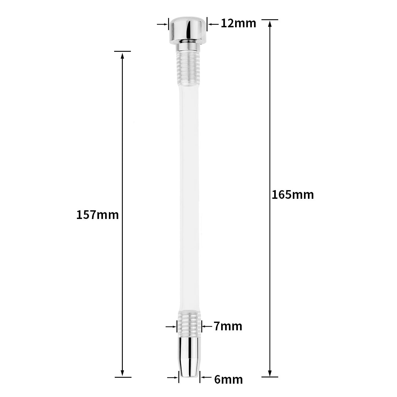 WOLWES Cage d'exercice à comptage négatif en Acier Inoxydable A200 (45mm)