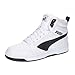 Produktbild PUMA Rebound V6 Mid Jr Sneaker, Weiß Schwarz, 38 EU