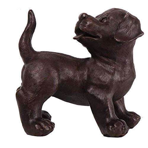 Statues de Chien du Zodiaque en Laiton, Cadeau Déco Traditionnel de Bonne Chance