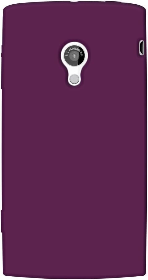AmzerSilicone Skin Jelly Case for Sony Ericsson Xperia X10 - Purple