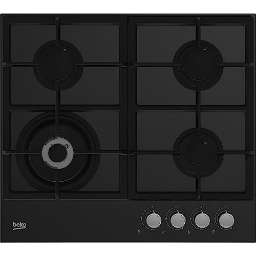 Beko HILW 64225 S Plaque Gaz Noir Intégré