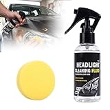 Car Headlight Cleaning & Restoration Agent, 2026 New Fast & Easy Car Headlight Cleaner for Oxidized, Yellowed Headlamps Refurbishing Fluid Restores Clarity & Brightness (1PCS)