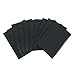Disposable Waterproof Dental Bibs,125pcs Tattoo Bibs Piercing Waterproof Bibs Tattoo Table Covers (Black)