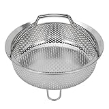 Distribution efficace de la vapeur : le design perforé de qualité supérieure assure une répartition uniforme de la vapeur, permettant une cuisson efficace et homogène à chaque fois.les pieds surélevés élèvent les aliments au-dessus de l'eau bouillante, évitant ainsi le détrempage et garantissant des plats parfaitement cuits à la vapeur.idéal pour les légumes, les fruits de mer, les raviolis et réchauffer les restes avec des résultats optimaux.