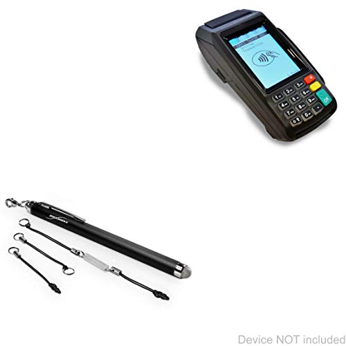 BoxWave Stylus Pen Compatible with Dejavoo Z11 Tri Comm - EverTouch Capacitive Stylus, Fiber Tip Capacitive Stylus Pen for Dejavoo Z11 Tri Comm - Jet Black