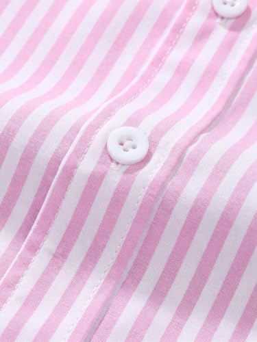 Image of Afflatus Men's Striped Casual Regular Fit Shirt Cotton Blend Stripe Full Sleeve Stylish Shirt for Men