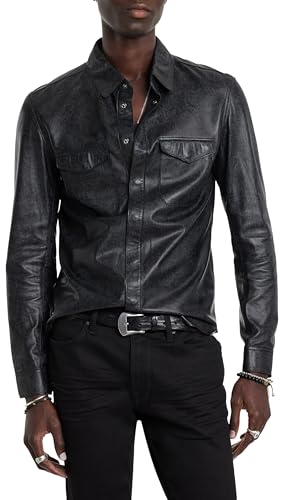 John Varvatos Men's Travis Shirt Jacket