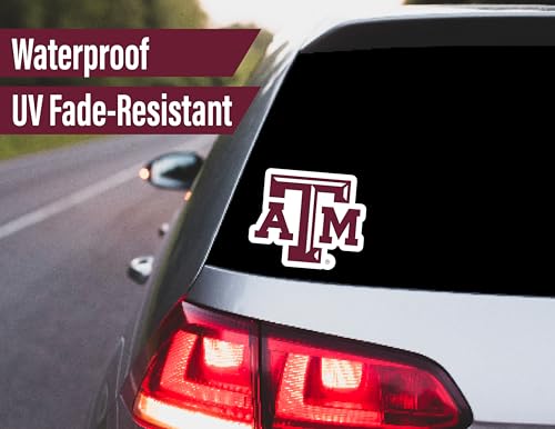 Image of Texas A&M Aggie Stickers & Decals 14 Pc Set for Car & Water Bottle