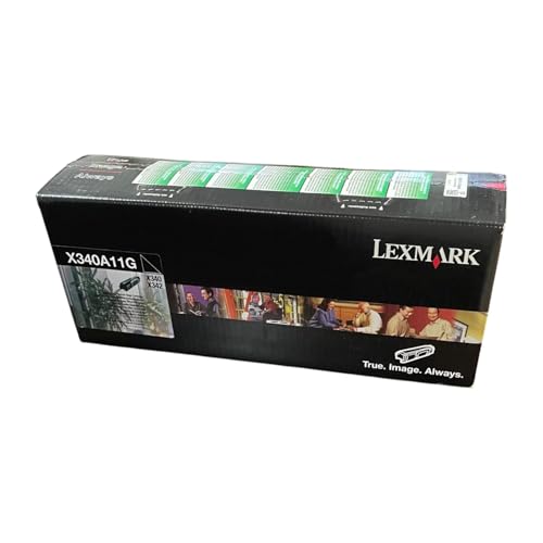 Lexmark X340A11G toner noir original avec une capacité de 2500 pages pour votre imprimante