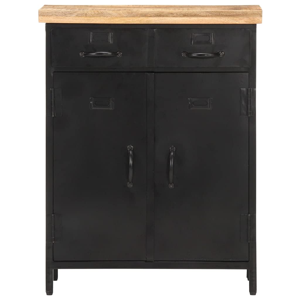 Aparador de Cocina Aparador multifuncionalAparador de Madera de Mango Rugosa 60x30x76 cmAdecuado para Cocina Comedor