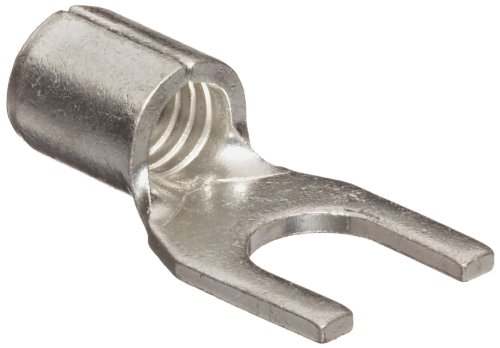 Morris Products 11544 Spade Terminal, Non Insulated, 8 Wire Size, 1/4