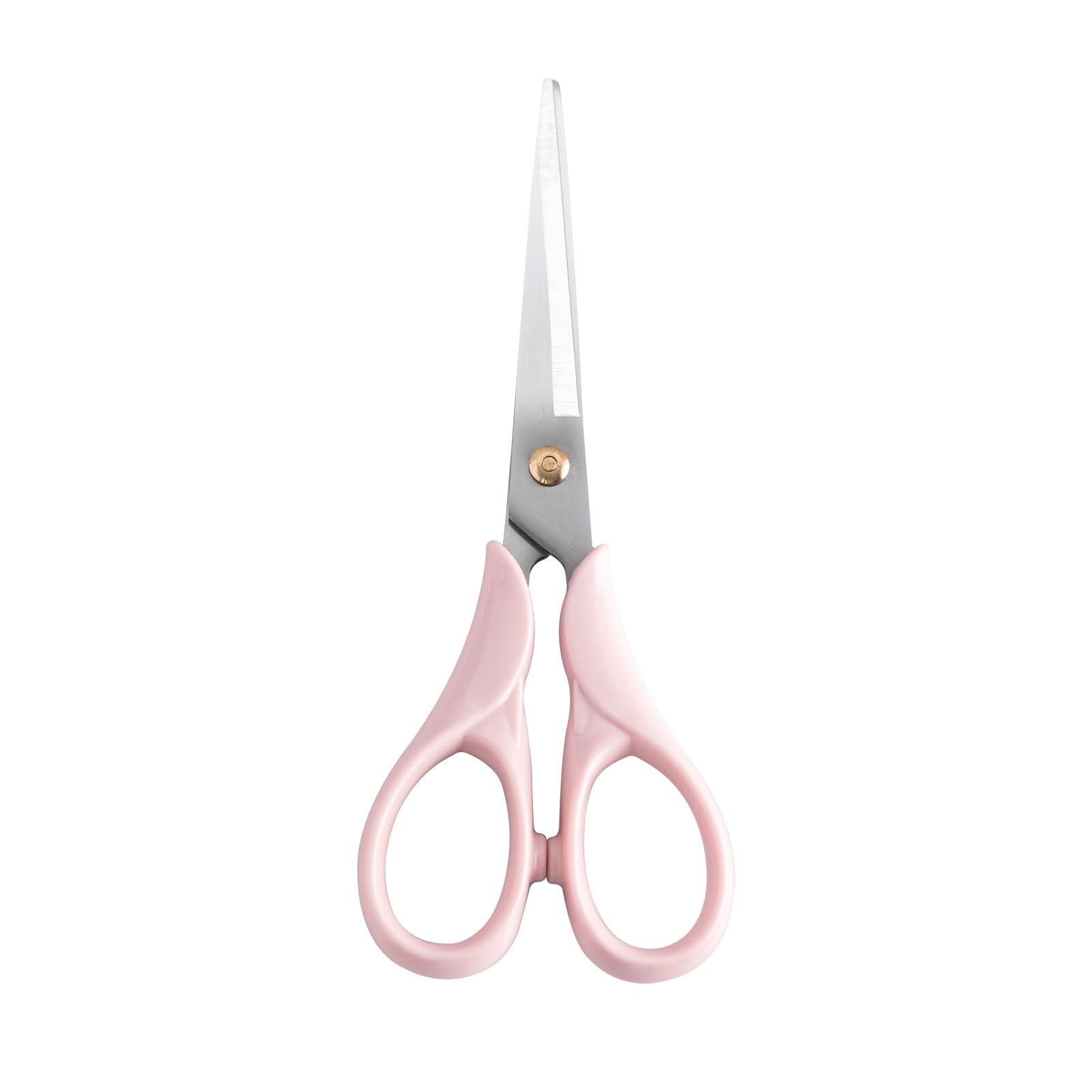Honagu Professional Scissors - Stainless Steel Precision Blades, Non-Slip Ergonomic Handles for Crafting, Office, Fabric & DIY Projects (Pink)