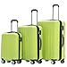 Produktbild BEIBYE TSA-Schloß 2080 Zwillingsrollen 3 TLG. Reisekofferset Koffer Kofferset Trolley Trolleys Hartschale (Grün)