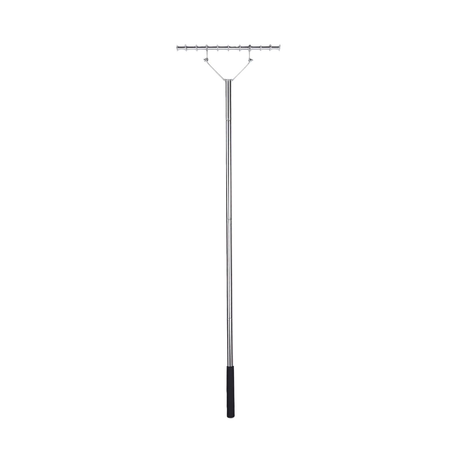 ViaGasaFamido Rastrello Dethatching con Design Ergonomico Strumento Versatile per la Cura del Prato per la Rimozione del Feltro e la Rimozione delle Foglie 1 Set