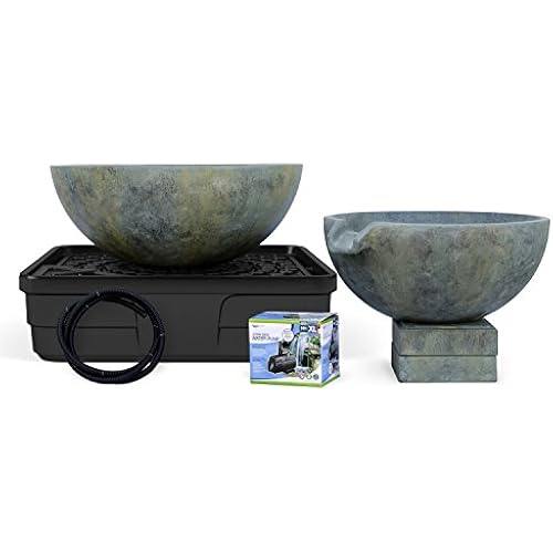 Aquascape Spillway Bowl and Basin Landscape and Garden Fountain Kit | 58087