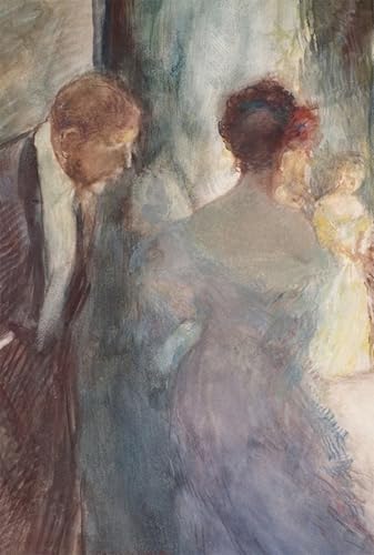 Tableau à l'Opéra de Gaston œuvre sur toile premium en 60x90cm