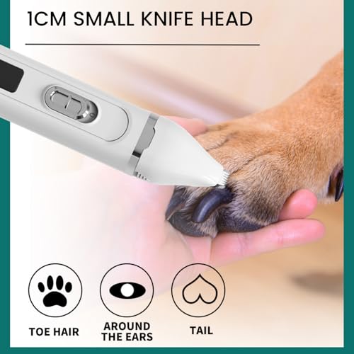 Image of Dog Grooming Kit, 4 in 1 Quiet Pet Clippers for Grooming Supplies, Cordless Cat Paw Trimmer Dog Nail Grinder, Professional Long Hair Shaver Set for Cat Matted Hair and Small Dogs