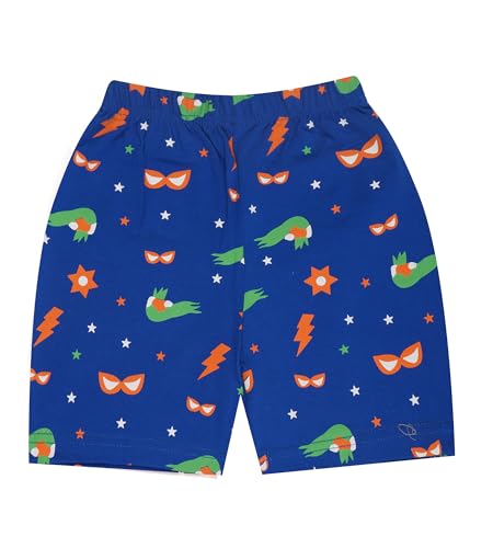 Image of T2F Boys Cotton Shorts Pack of 5 | Printed Knee Length Shorts | Soft Comfortable Everyday Wear for Kids