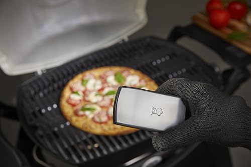 Weber Grifflicht für Weber Q-Serie (Q1000-2000-3000-Serien), mit integriertem Kippsensor, schaltet Licht beim Öffnen des Deckels ein, optimal für Grillen im Dunklen - Silber (7663)