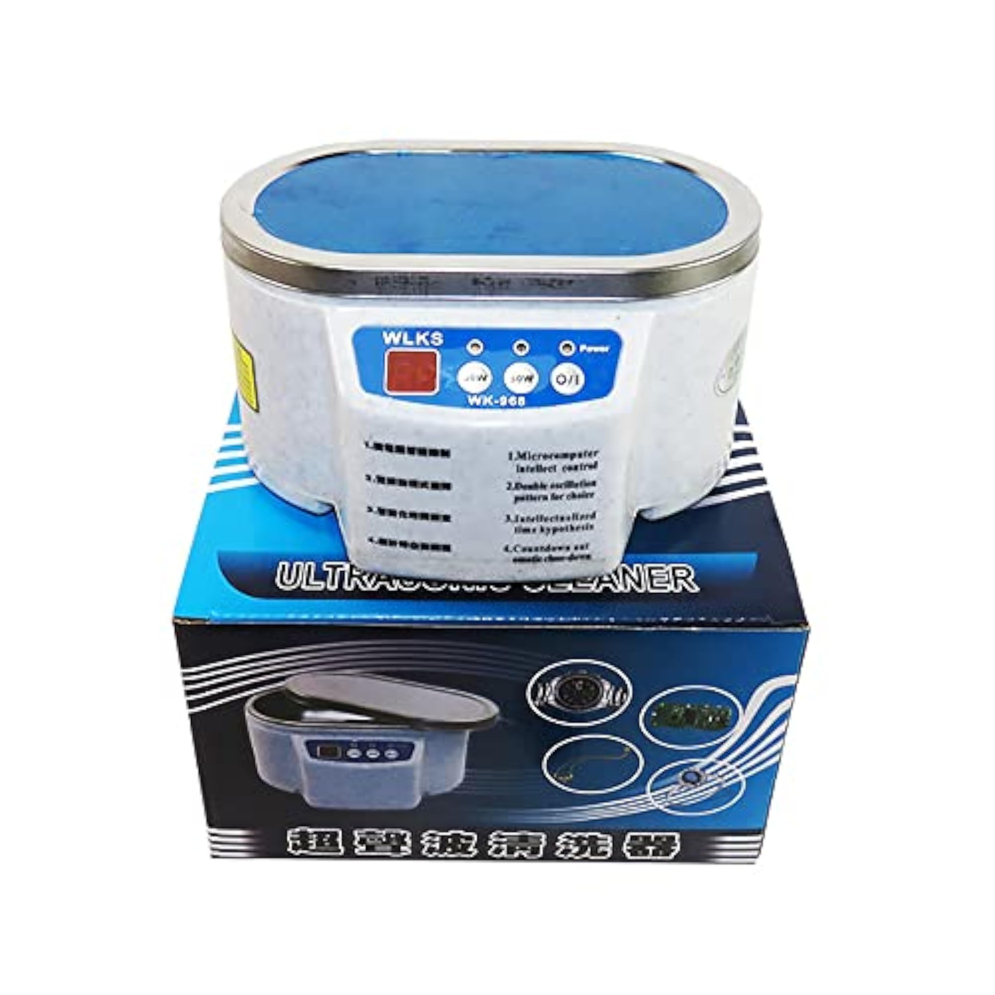 AC Ultrasonic Cleaner for Jewelry & Eyeglass Cleaning