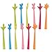 Jiulyning Funny Free Bending Hand Sign Ballpoint Pen Student Gift Pen, 12pcs/lot