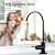 KES Drinking RO Water Faucet for Kitchen Sink, Lead-Free Reverse Osmosis Faucet, Water Filter Faucet for RO Water Filtration System, Non-Air Gap, 18/8 Stainless Steel, Matte Black, Z506LF-BK