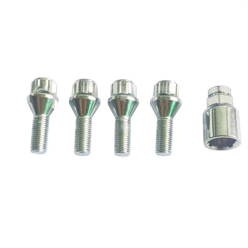 Auto Radschrauben Kompatibel Mit Thalia Für Twingo Für Wind Lock Radschrauben Schrauben Schraubenschlüssel Radmuttern M12x1.5
