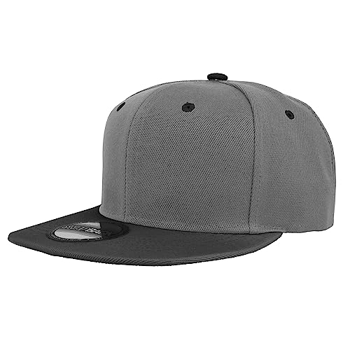 Image of Gelante Snapback Hats for Men - Flat Bill Brim Baseball Cap Hat - Plain Blank Adjustable