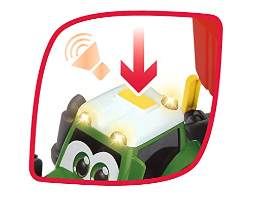 Dickie Toys ABC Spielzeugtraktor 65 cm Fendt mit Anhänger, Licht und Sound, geeignet für Kinder ab 1 Jahr (204119000) – Bild 5
