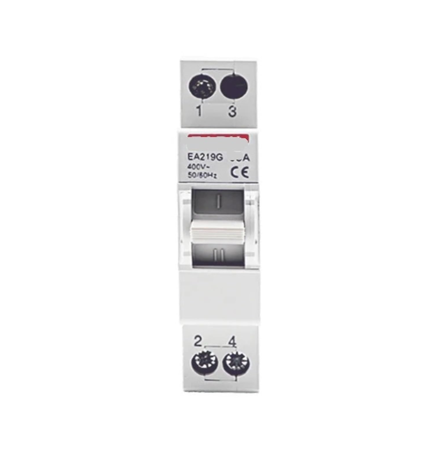 Gvbaepieo 40A 1P 2P 3P 4P 63A Mts Dual Power Manual Transfer Interlock Circuit Breaker Din Rail Isolation Switch(,1P)