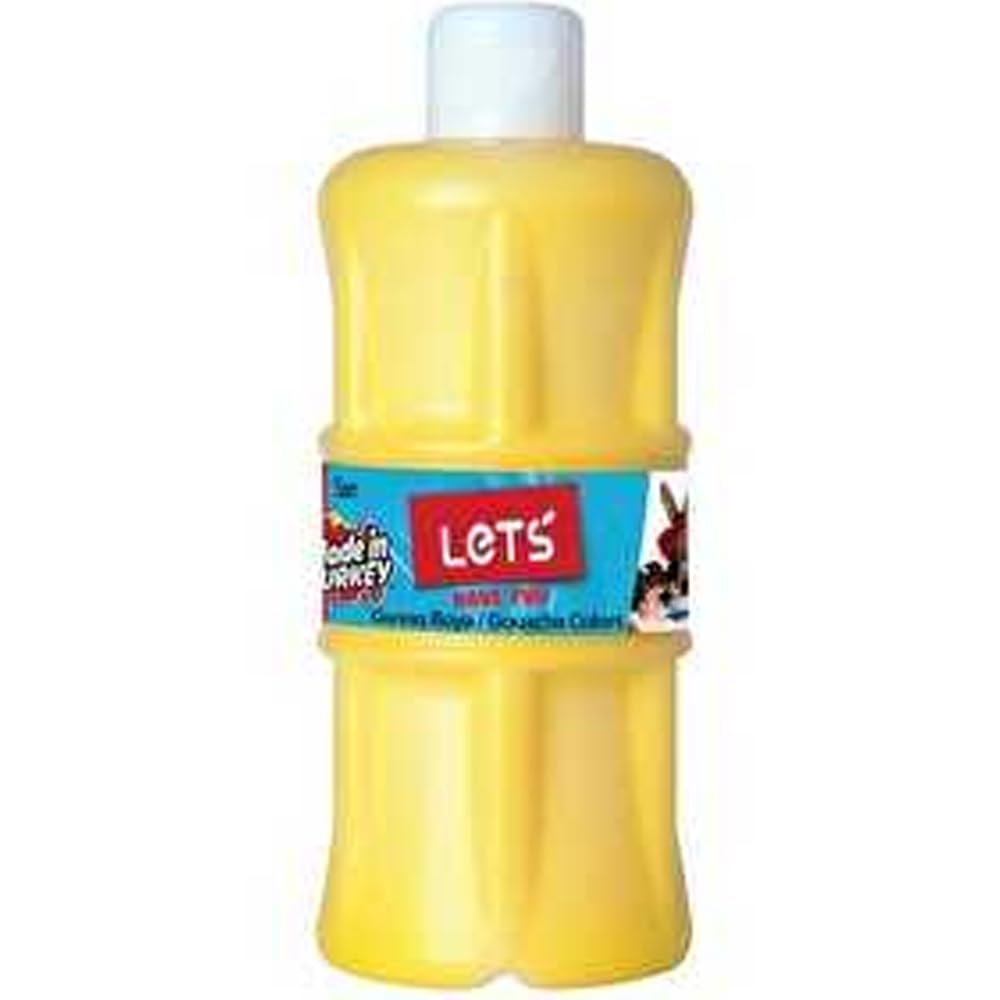 LET'S HAVE FUN L-5101 Guvaş Boya, Sarı, 500 Ml