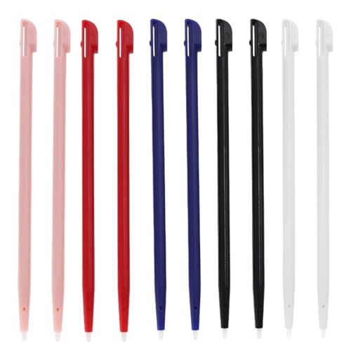 BCHKO 10x Set de Lápices Táctiles, Repuesto Capacitivo para 2DS, Stylus Pen para Pantalla Táctil, Lápiz de Precisión para Dibujar y Escribir