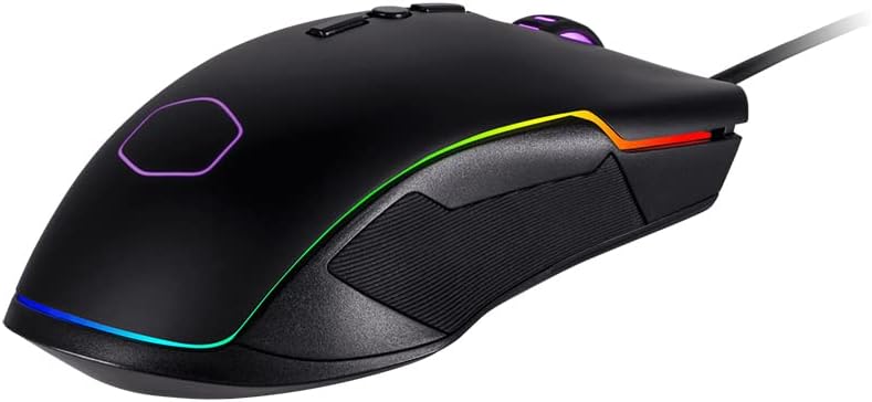 Cooler Master Optical Gaming Mouse (USB/Black/10000dpi/8 Buttons/RGB LED) - MasterMouse CM310