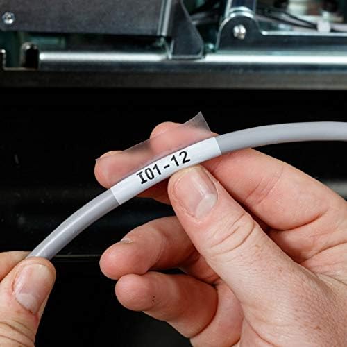 Brady M21-1000-427, 110928 1"x14' Translucent/White BMP21 Vinyl Wire & Cable Label, Pack of 4 Cartridges