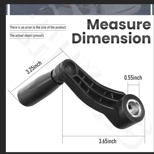 Manivela universal para furadeira com furo de 14,5 mm compatível com D-Elta 17-900, rotação de 360 g