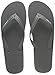 Cressi Bahamas Flip Flops Ciabatte Infradito per Spiaggia e Piscina, Adulto e Bambino, Grigio, 35/36