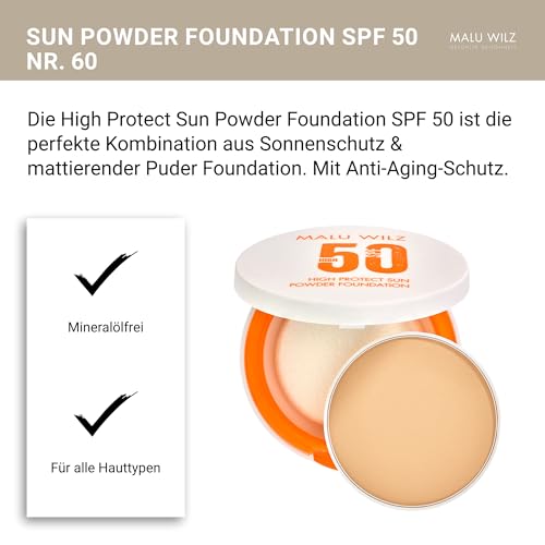 Sonnenschutz-Puder Malu Wilz High Protect Sun Powder Foundation SPF 50