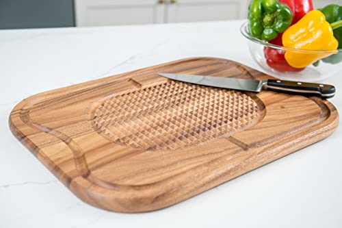 Tabla de corte para carne Lipper International de madera de acacia miniatura 5