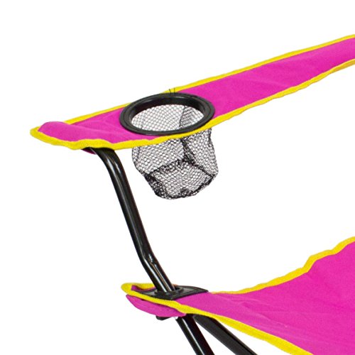 Just Be... Sedia Pieghevole Campeggio Portatile - Sedie Da Esterno Leggera - Sedia Comoda Adatta Per Giardino Spiaggia Pesca Camping E Concerto - Sedie Richiudibili Con Porta Bottiglie E Braccioli - 6