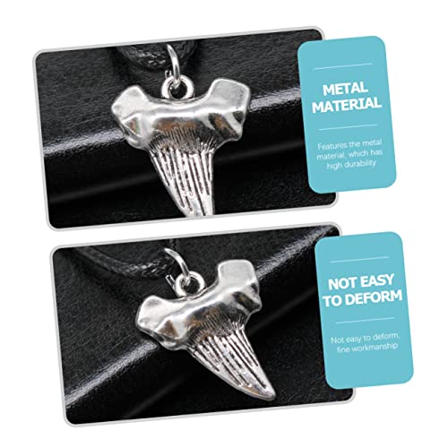 Men Necklace Shark Tooth Necklace Black Necklace For Men Mens Necklaces Black Men Pendant Wolf Necklace Pendant Necklace Personalized Necklace Men Pendant Necklace Hip-Hop Necklace #TOP4