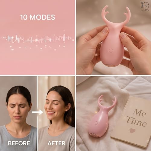 Image of KLEN Body Massager Machine Automatic Self Care Wellness Comfort Protection | Personal Massager For Woman Portable Soft Silicone Rechargeable Waterproof Portable Premium Hygienic Stress Relief Gadgets