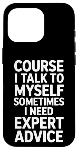 �ʔ������Ƃ킴 I Talk to Myself Sometimes I Need Expert �X�}�z�P�[�X iPhone 16 Pro �p
