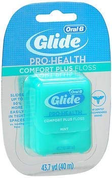 Oral-B Glide Pro-Health Comfort Plus Floss Mint - 43.7 yds., Pack of 4
