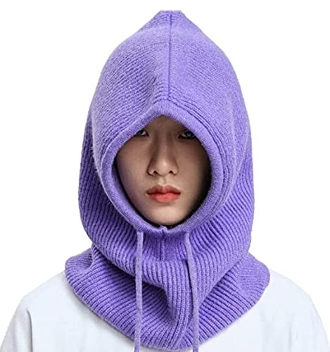 フワポカネックウォーマー　虹猫本舗　happinyass 紫 フワポカネックウォーマー虹猫本舗happinyass 紫