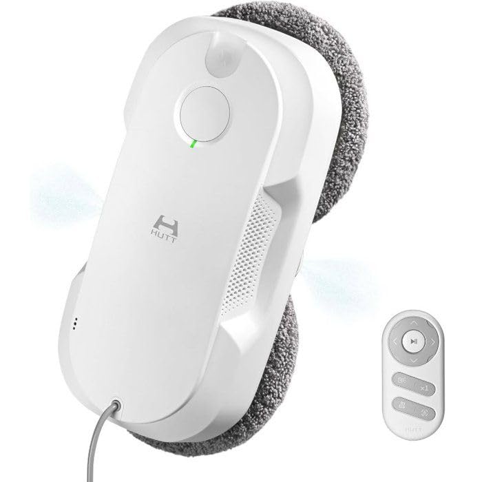 Robot limpiacristales HUTT DDC56 - Robot limpiacristales con doble pulverizador de agua - Sistema de protecci?n