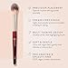 BK BEAUTY 108 PRECISION POWDER MAKEUP BRUSH – Pro-Designed Tapered Brush for Precise Under-Eye Setting, Crease-Free Finish, and Subtle Highlighting