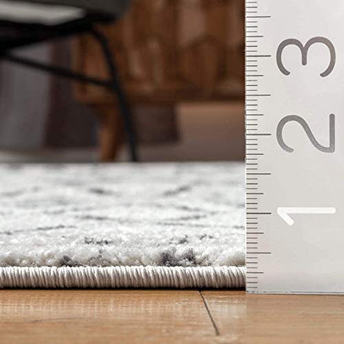 Tapete Decorativo nuLOOM 200x274 cm Gris Bohemio miniatura 2
