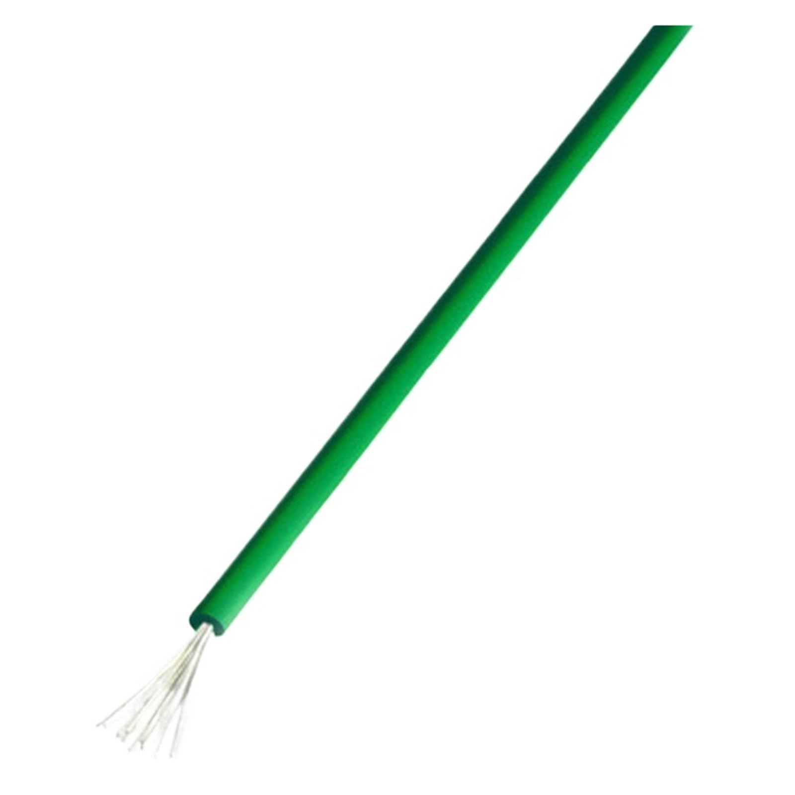 Fil électrique souple vert 12 AWG 5m à haute conductivité et isolation silicone - 4